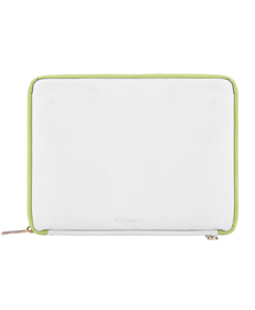 Irista 10" Tablet Sleeve (White/Lawn Green) 